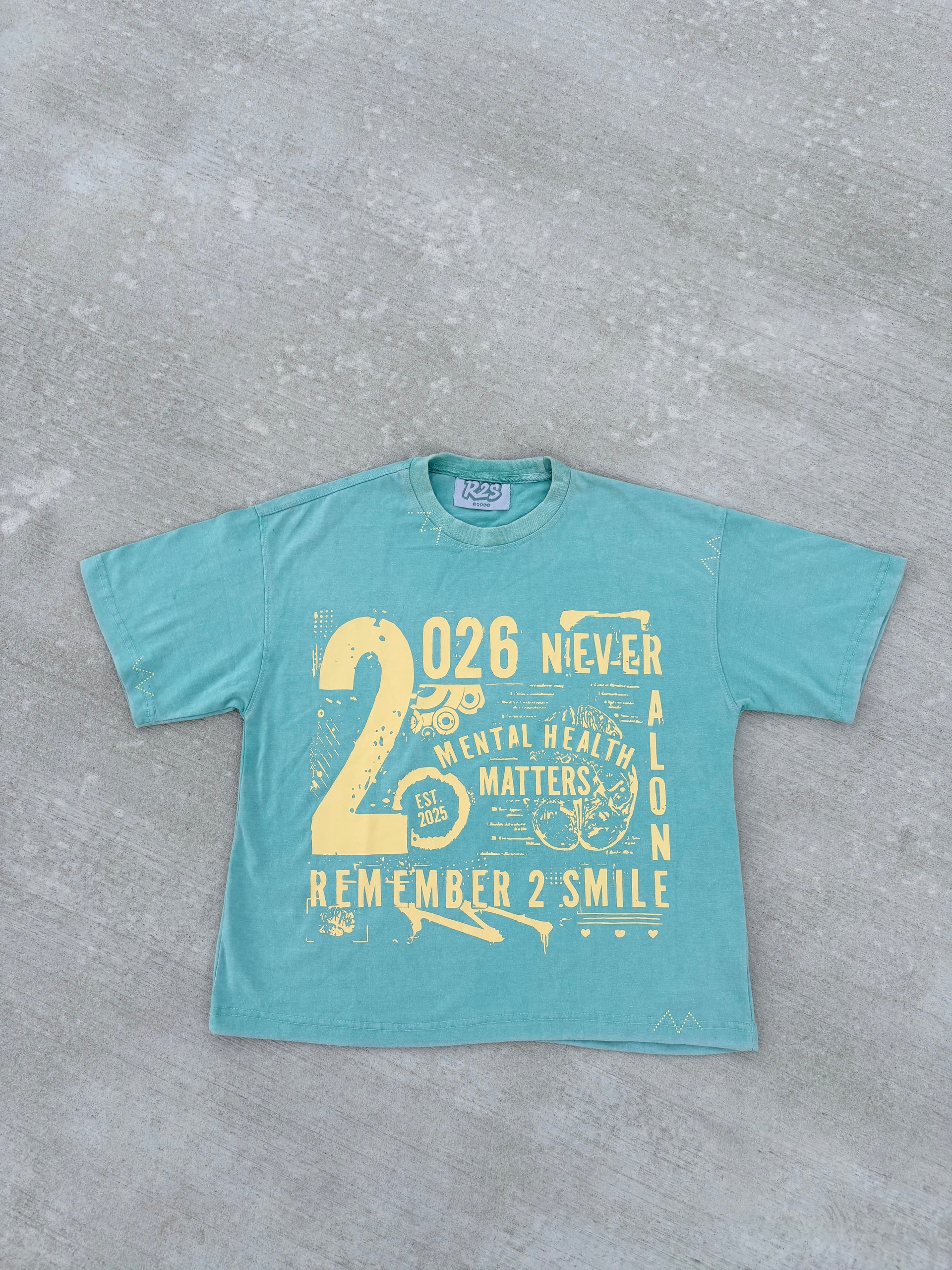 SPRING TEAL R2S TEE