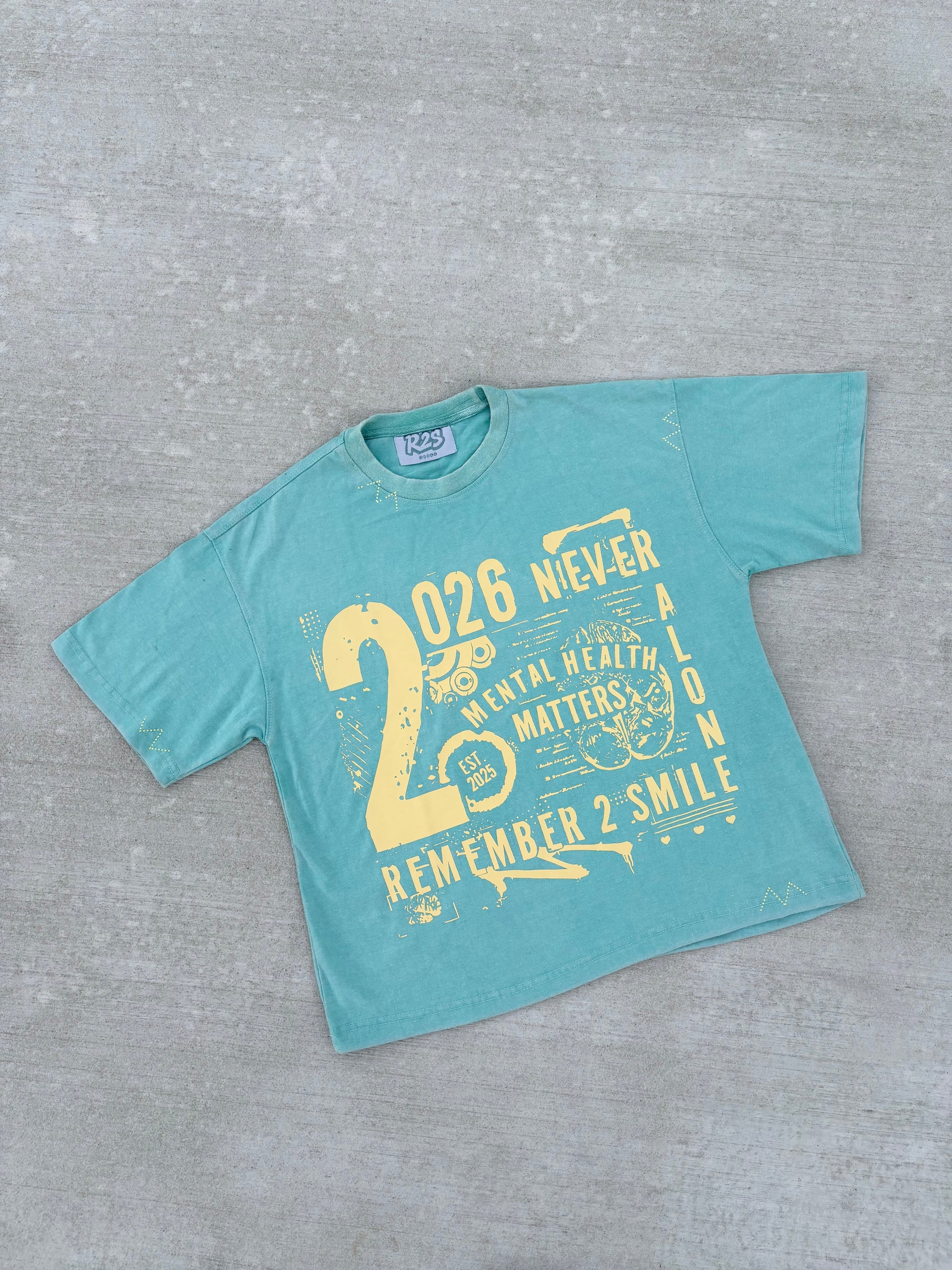 SPRING TEAL R2S TEE