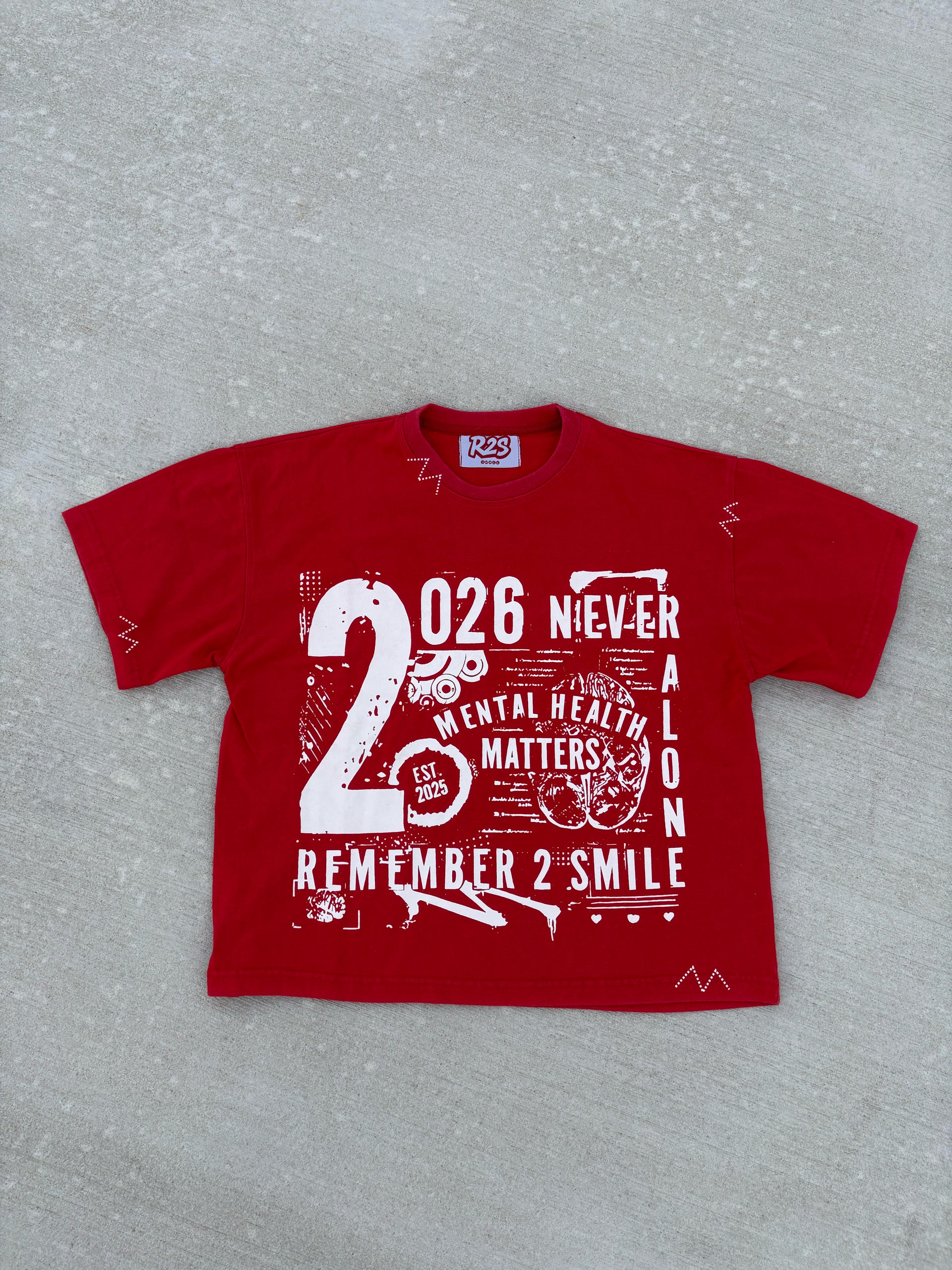 SPRING RED R2S TEE
