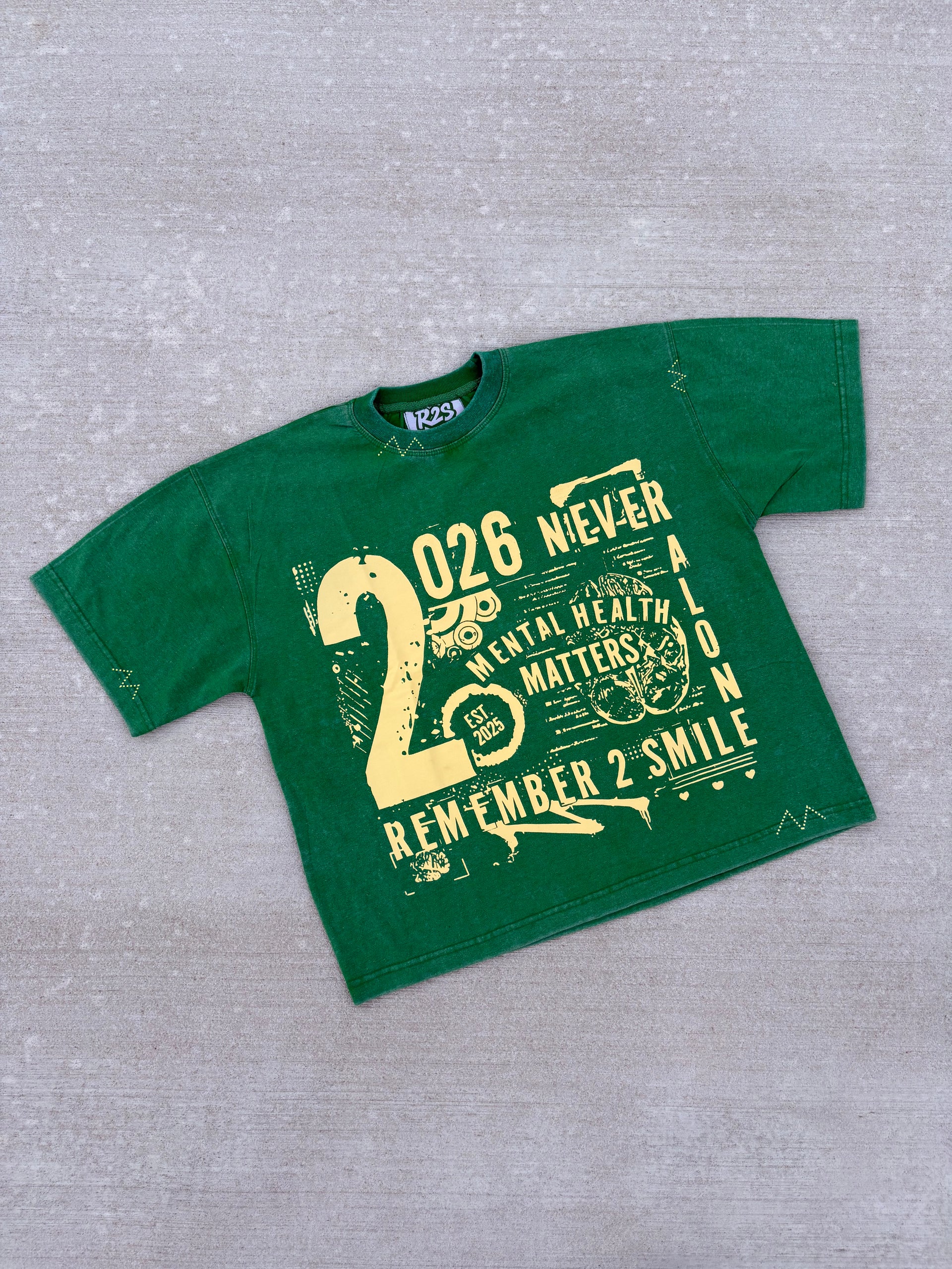 SPRING GREEN R2S TEE