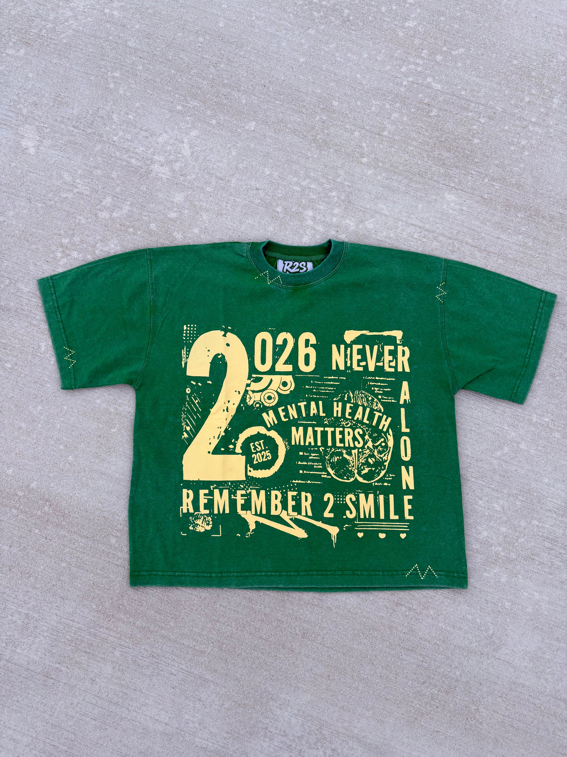 SPRING GREEN R2S TEE
